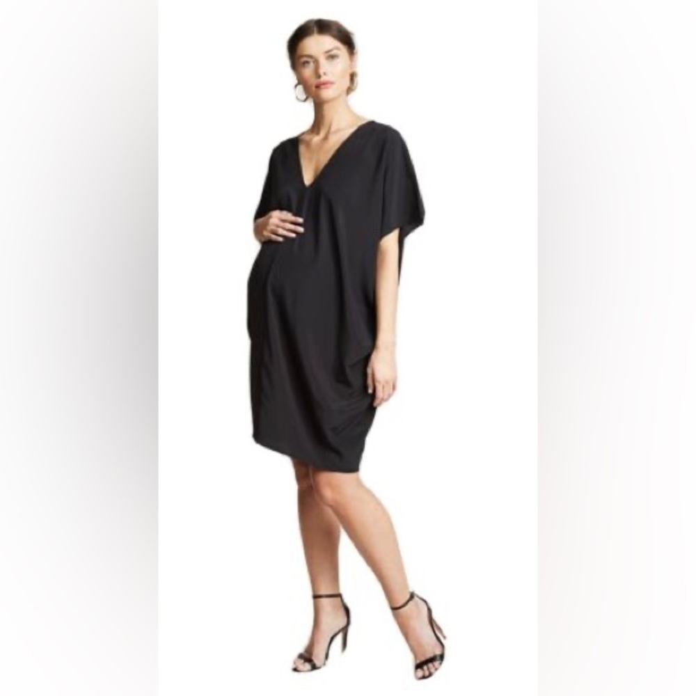 Hatch Slouch Dress Black